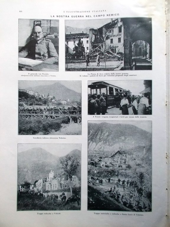 L'Illustrazione Italiana 25 Novembre 1917 WW1 Rodin Piave Palestina Arte …