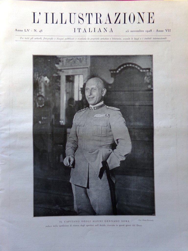 L'Illustrazione Italiana 25 Novembre 1928 Sora Ojetti Nobel Cracovia Durero …
