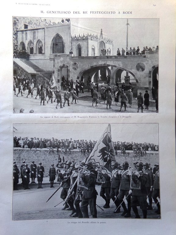 L'Illustrazione Italiana 25 Novembre 1928 Sora Ojetti Nobel Cracovia Durero …