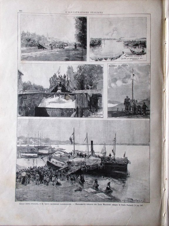 L'Illustrazione Italiana 25 Ottobre 1891 Tina Di Lorenzo Etna Croce …