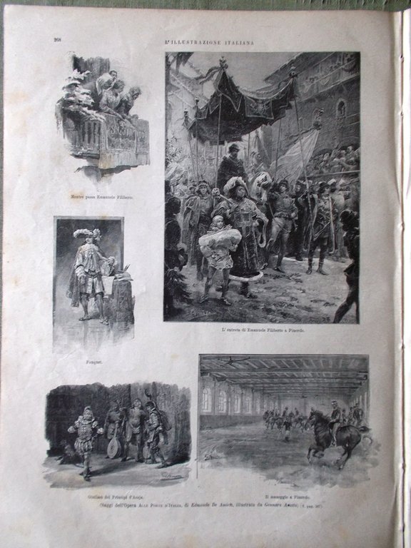 L'Illustrazione Italiana 25 Ottobre 1891 Tina Di Lorenzo Etna Croce …