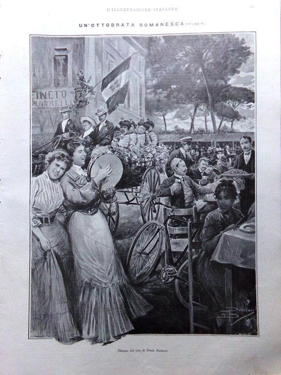 L'illustrazione Italiana 25 Ottobre 1908 Processo Cifariello Grasso Foro Romano | Immagine Gallery 3