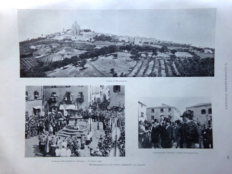 L'Illustrazione Italiana 25 Settembre 1898 Funerali Sissi Vienna Montefiascone