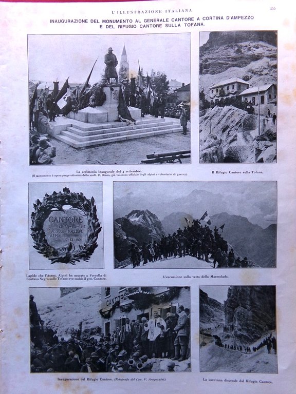 L'Illustrazione Italiana 25 Settembre 1921 VI Centenario Dante a Firenze … | Immagine Gallery 3