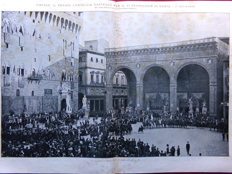 L'Illustrazione Italiana 25 Settembre 1921 VI Centenario Dante a Firenze … | Immagine Gallery 4