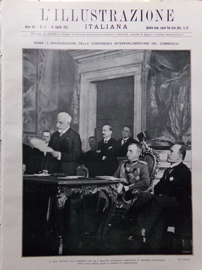 L'Illustrazione Italiana 26 Aprile 1925 Bacapa Rizzi Modena Attentato Sofia … | Immagine principale