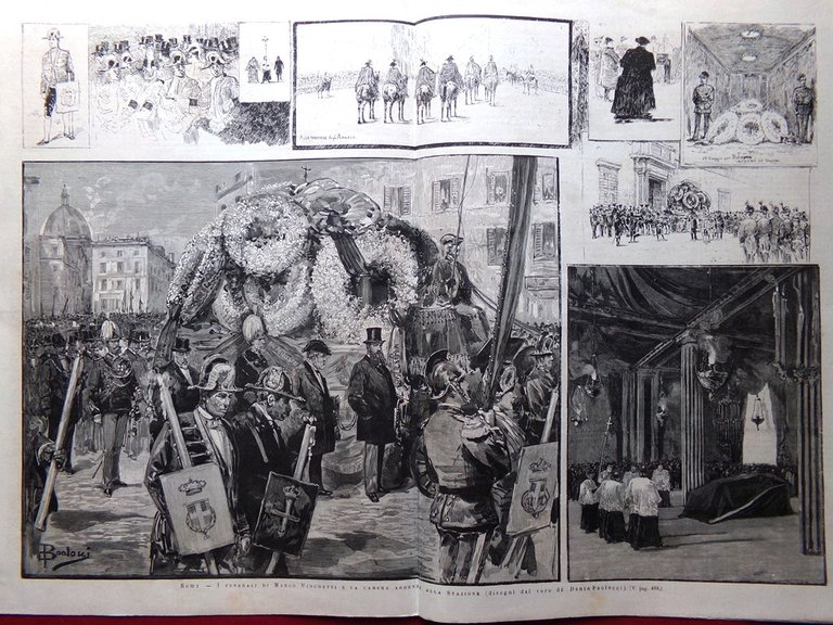 L'Illustrazione Italiana 26 Dicembre 1886 Marco Minghetti Natale Venezia Lavoro | Immagine Gallery 3