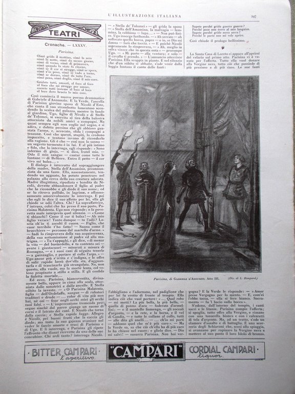 L'Illustrazione Italiana 26 Febbraio 1922 Crisi Montecitorio Roccaraso Absburgo