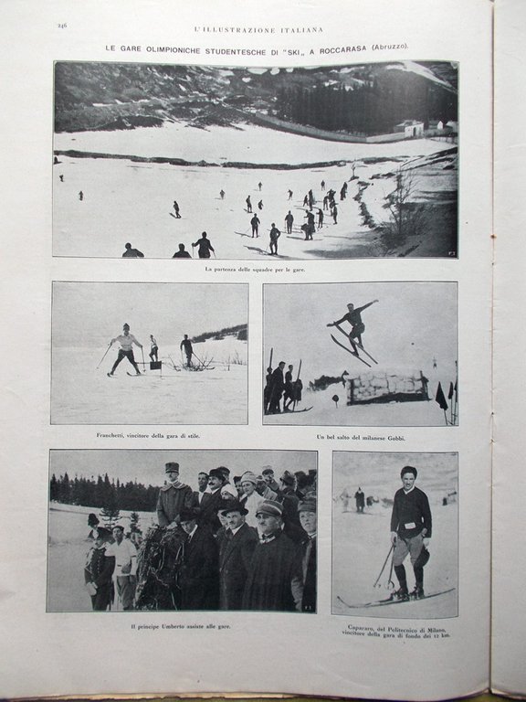 L'Illustrazione Italiana 26 Febbraio 1922 Crisi Montecitorio Roccaraso Absburgo