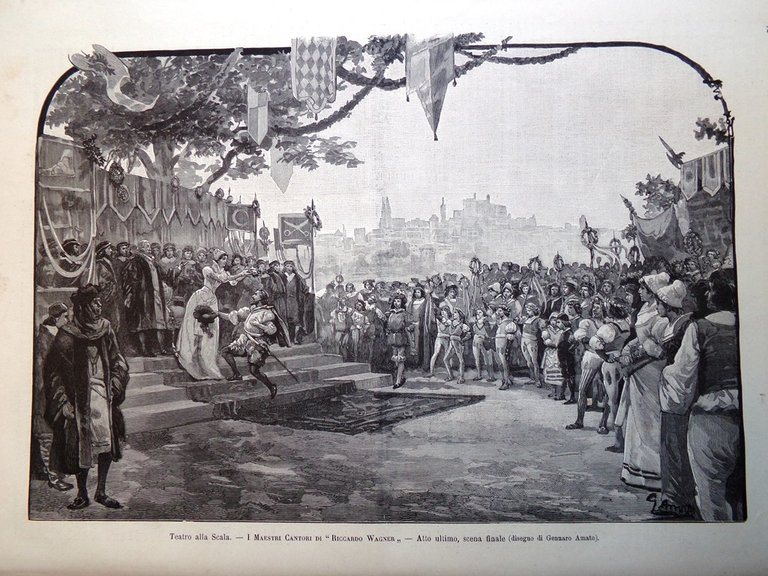 L'Illustrazione Italiana 26 Gennaio 1890 Morte Principe Amedeo Gayarre Castello