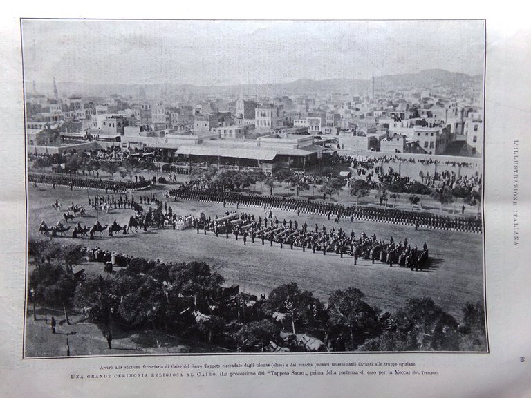 L'Illustrazione Italiana 26 Gennaio 1908 Tappeto Sacro Mecca Nave Drachmann … | Immagine Gallery 2