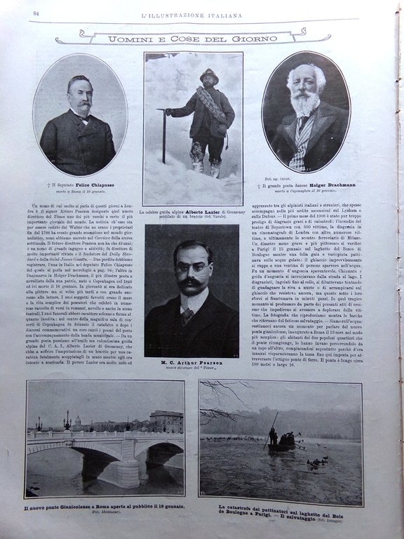 L'Illustrazione Italiana 26 Gennaio 1908 Tappeto Sacro Mecca Nave Drachmann … | Immagine Gallery 3