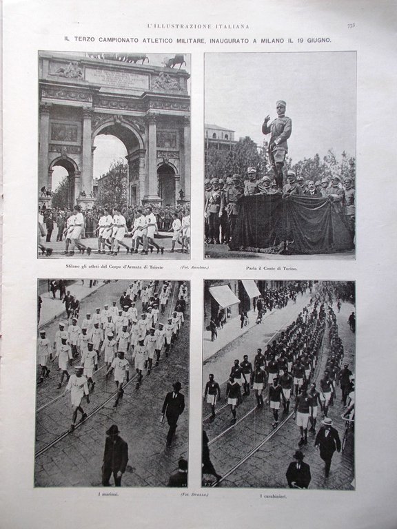 L'Illustrazione Italiana 26 Giugno 1921 Baracca Giovanni Papini Concistoro Roma