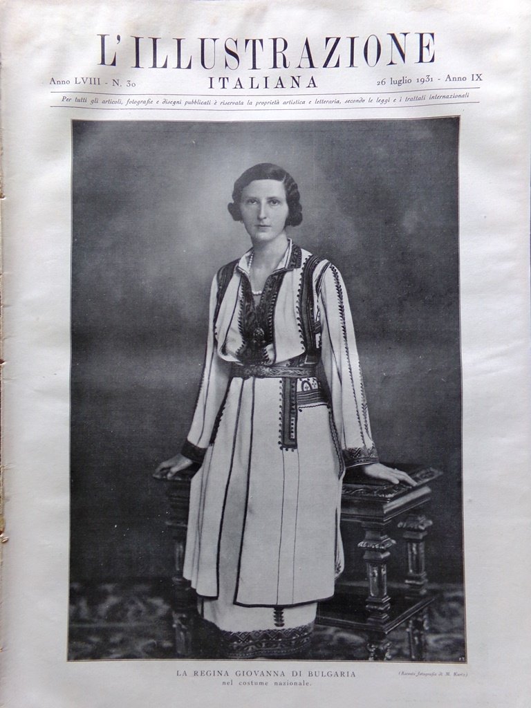 L'illustrazione Italiana 26 Luglio 1931 Giulio Ricordi Scavi Paestum Russia …