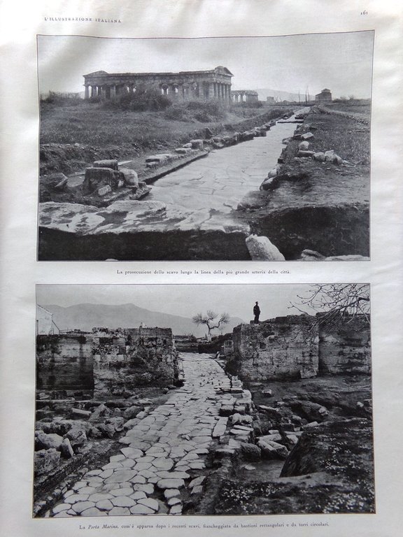 L'illustrazione Italiana 26 Luglio 1931 Giulio Ricordi Scavi Paestum Russia …