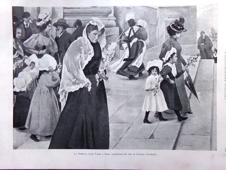 L'Illustrazione Italiana 26 Marzo 1899 Novara Bicocca Moro Lin Gerusalemme …