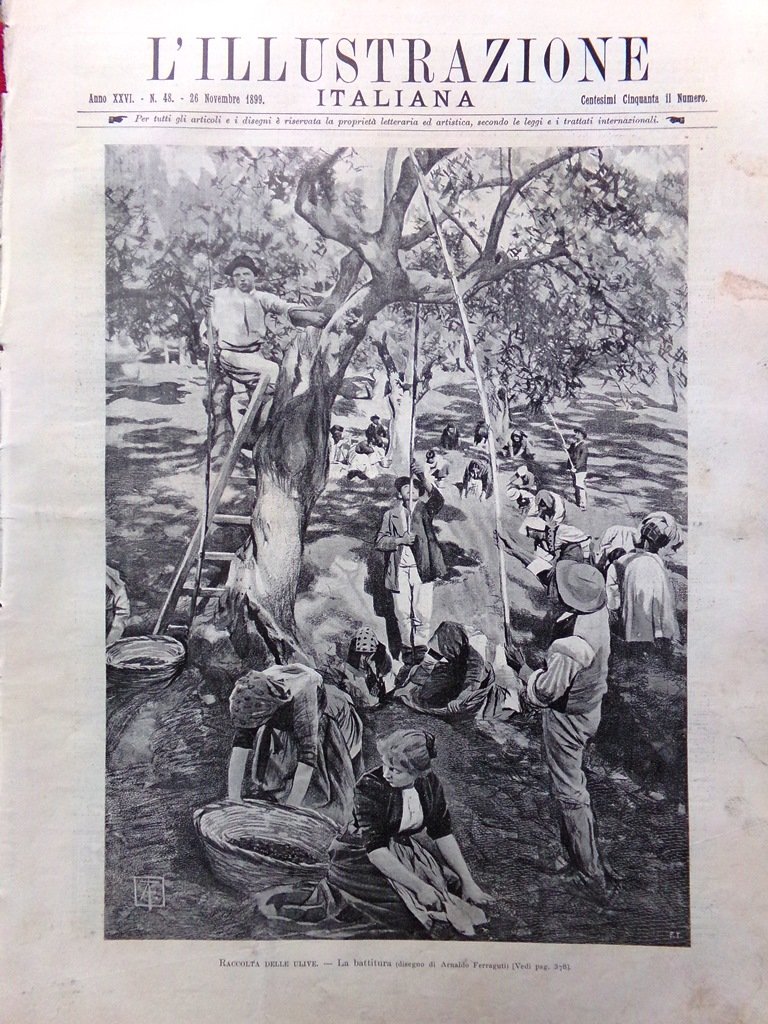 L'Illustrazione Italiana 26 Novembre 1899 Parigi Trionfo Repubblica Notarbartolo