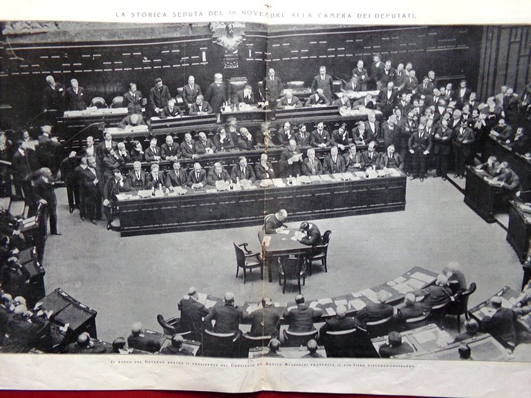 L'Illustrazione Italiana 26 Novembre 1922 Mussolini Losanna Camera Coppa Florio | Immagine Gallery 2