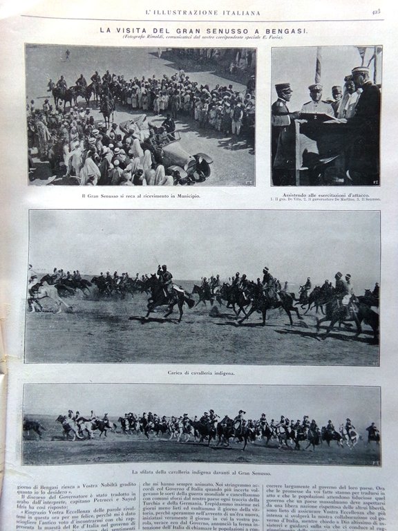 L'Illustrazione Italiana 26 Ottobre 1919 D'Annunzio Fiume Ville Veneto Senusso