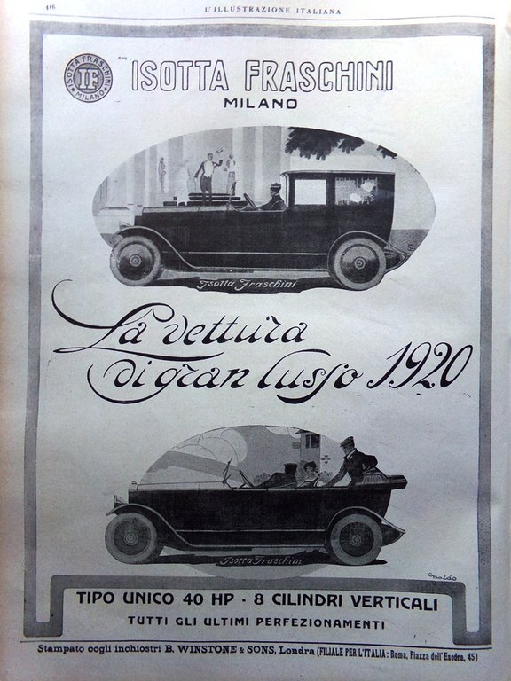 L'Illustrazione Italiana 26 Ottobre 1919 D'Annunzio Fiume Ville Veneto Senusso