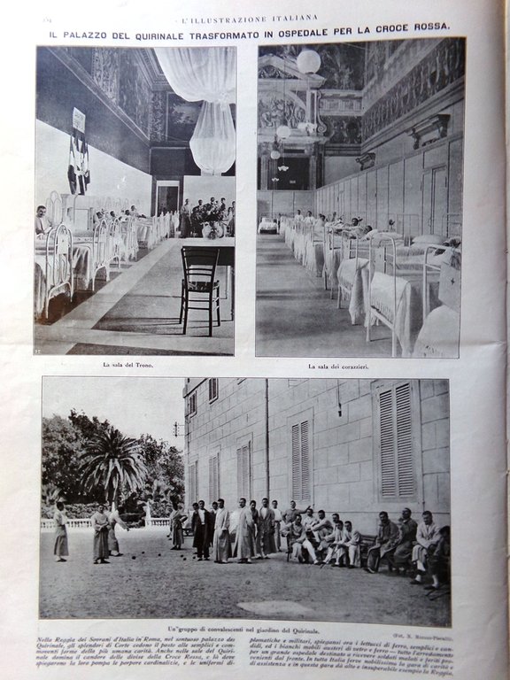 L'illustrazione Italiana 26 Settembre 1915 WW1 Toscanini Minghetti Padre Semeria