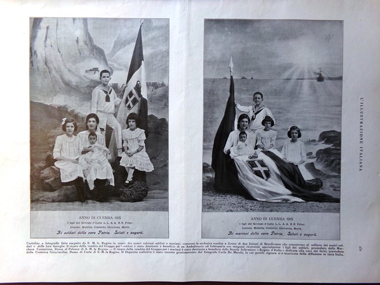 L'illustrazione Italiana 26 Settembre 1915 WW1 Toscanini Minghetti Padre Semeria