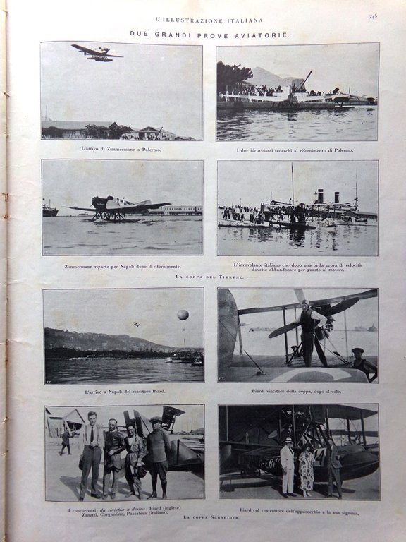 L'Illustrazione Italiana 27 Agosto 1922 Malattia d'Annunzio Coppa Tirreno Milano | Immagine Gallery 2