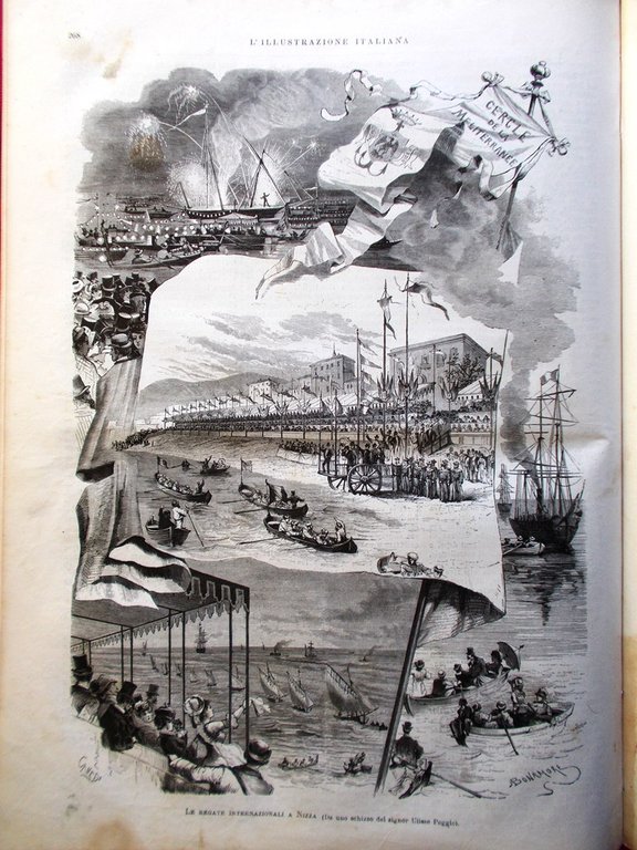L'Illustrazione Italiana 27 Aprile 1879 Figaro Bonazzi Pisani Bocconi Birmania
