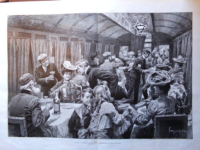 L'Illustrazione Italiana 27 Dicembre 1903 Tolstoj Capodanno D'Annunzio Bambini