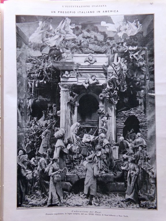 L'Illustrazione Italiana 27 Dicembre 1925 Natale Arte Presepio Taormina Calzini | Immagine Gallery 2
