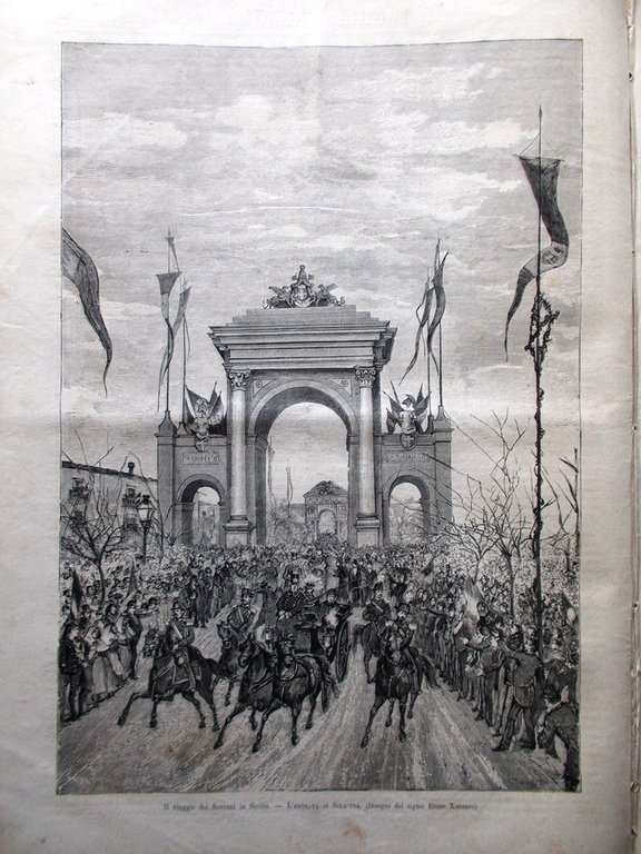 L'Illustrazione Italiana 27 Febbraio 1881 Gambetta Siracusa Camorra Parnell Roma