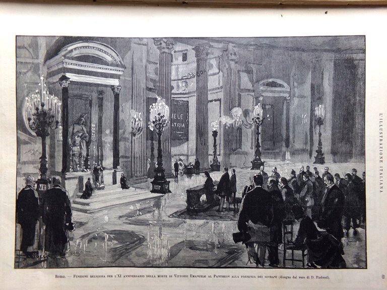 L'Illustrazione Italiana 27 Gennaio 1889 Atchinoff Gavazzi Dufferin Mecca Suez