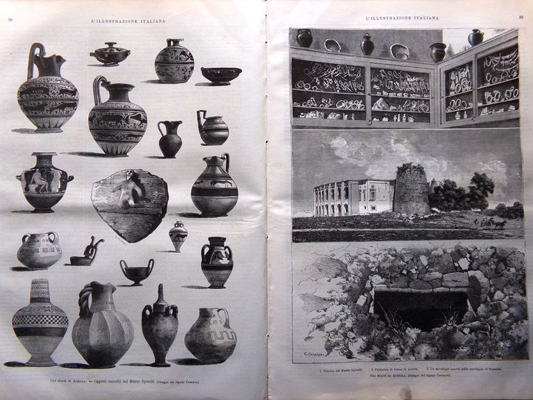 L'Illustrazione Italiana 27 Luglio 1879 Scavi Acerra Sessola Rivolta in … | Immagine Gallery 3