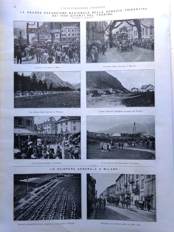 L'Illustrazione Italiana 27 Luglio 1919 Vittoria Parigi Sauro Pola Pinelli …