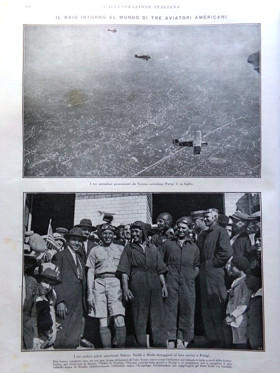 L'Illustrazione Italiana 27 Luglio 1924 Incendio di Messina Olimpiadi Garibaldi | Immagine Gallery 2