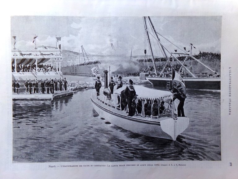 L'Illustrazione Italiana 27 Maggio 1900 Arena Milano Lago Vito Bacino …