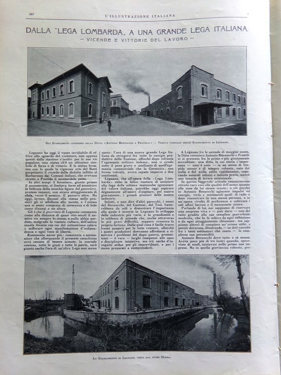 L'Illustrazione Italiana 27 Maggio 1917 WW1 Monte Cucco Cervignano Lega …