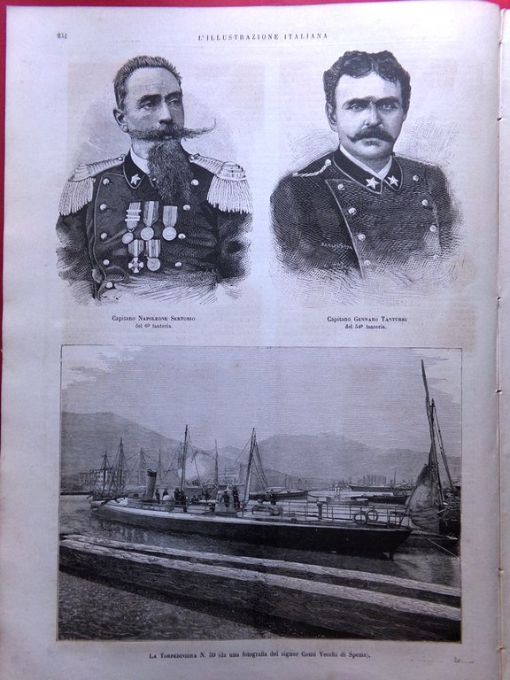 L'illustrazione Italiana 27 Marzo 1887 Terremoto Liguria Dogali Beckx Papa … | Immagine Gallery 3