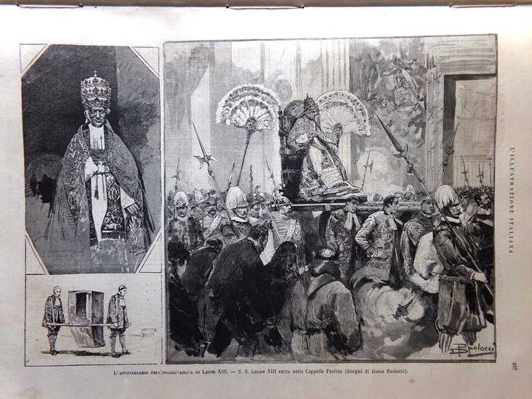 L'illustrazione Italiana 27 Marzo 1887 Terremoto Liguria Dogali Beckx Papa … | Immagine Gallery 4