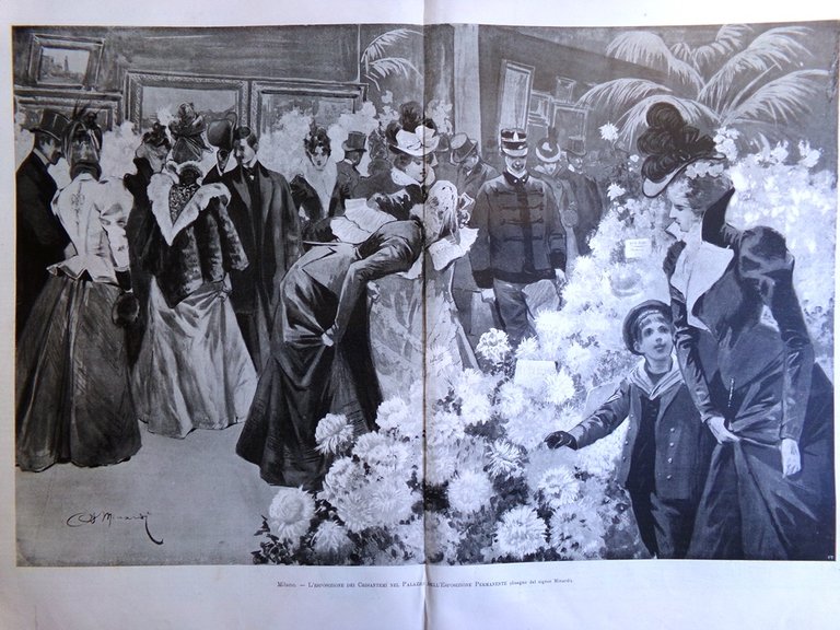 L'Illustrazione Italiana 27 Novembre 1898 Favilla Fedora Giordano Buenos Aires