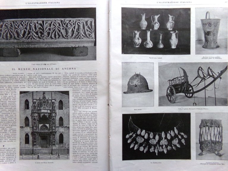 L'Illustrazione Italiana 27 Novembre 1927 Museo di Ancona Soviet Commercio …