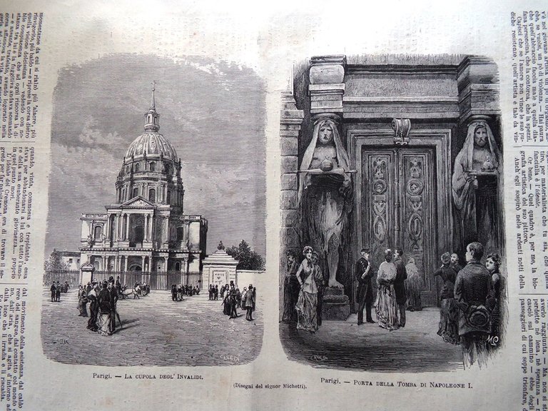 L'Illustrazione Italiana 27 Ottobre 1878 Ripetta Tombe Orvieto Mouchot Sole … | Immagine Gallery 2
