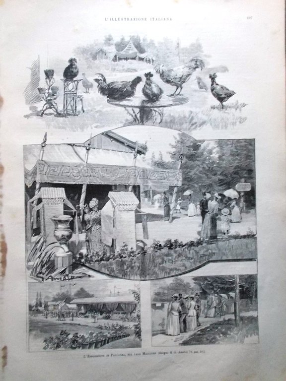 L'Illustrazione Italiana 27 Settembre 1891 Indemoniati Caravaggio Asmara Savoia