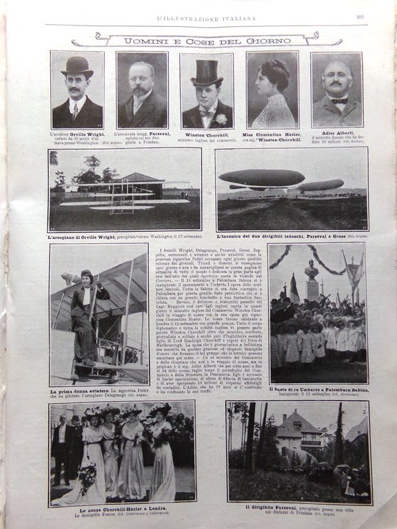 L'illustrazione Italiana 27 Settembre 1908 Piacenza Ponte Po De Sarasate … | Immagine Gallery 4