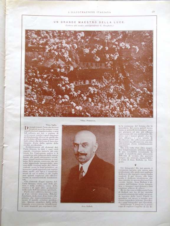 L'Illustrazione Italiana 28 Agosto 1921 Jean Bulhak Isarco Bressanone Fotografia