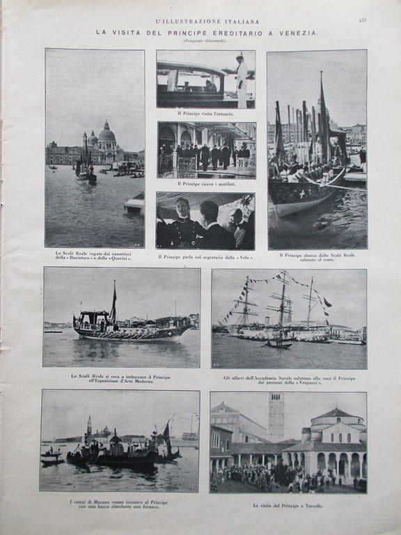 L'Illustrazione Italiana 28 Agosto 1921 Jean Bulhak Isarco Bressanone Fotografia