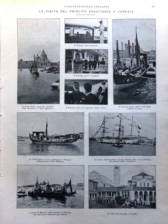 L'Illustrazione Italiana 28 Agosto 1921 Jean Bulhak Isarco Bressanone Fotografia | Immagine Gallery 6