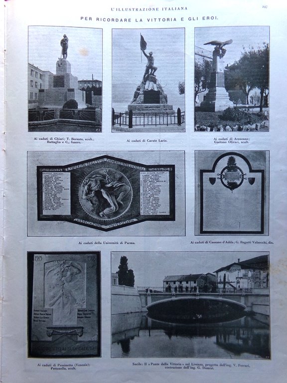 L'Illustrazione Italiana 28 Agosto 1921 Jean Bulhak Isarco Bressanone Fotografia | Immagine Gallery 8