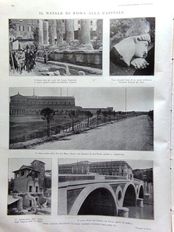 L'Illustrazione Italiana 28 Aprile 1929 Legislatura Seipel Emilio Zago Bologna