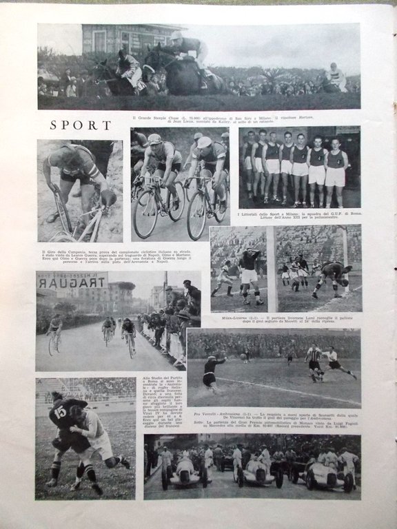 L'Illustrazione Italiana 28 Aprile 1935 Speciale La Spezia Pacelli Tennis … | Immagine Gallery 4